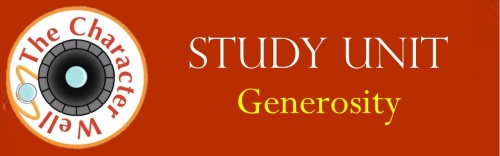 Study Unit -  Generosity